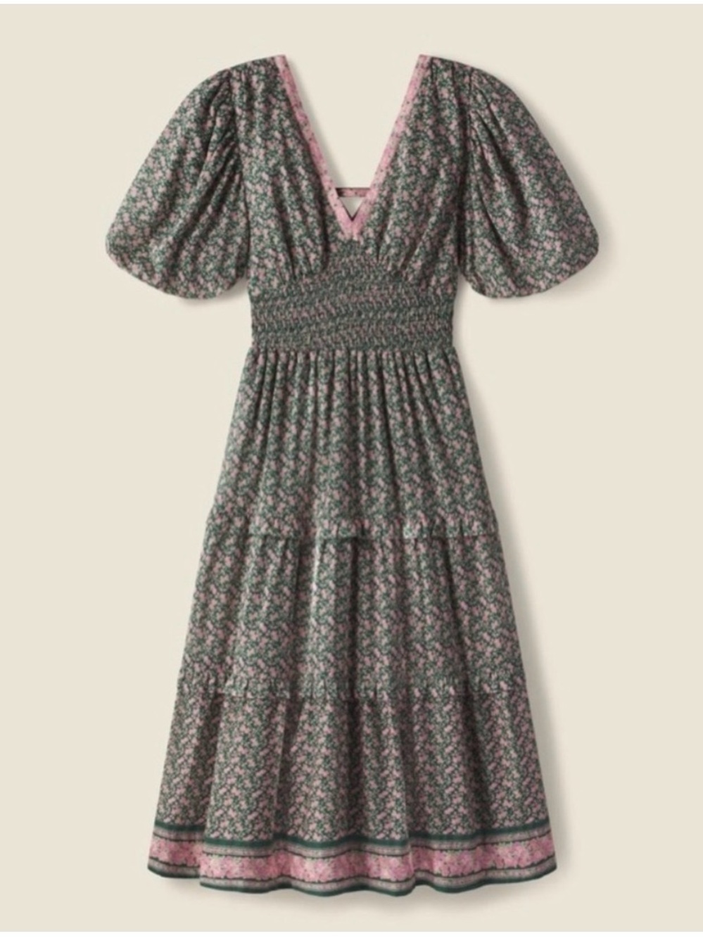 NWT Trovata Birds of Paradis Nellie Floral Dress L - Picture 5 of 8